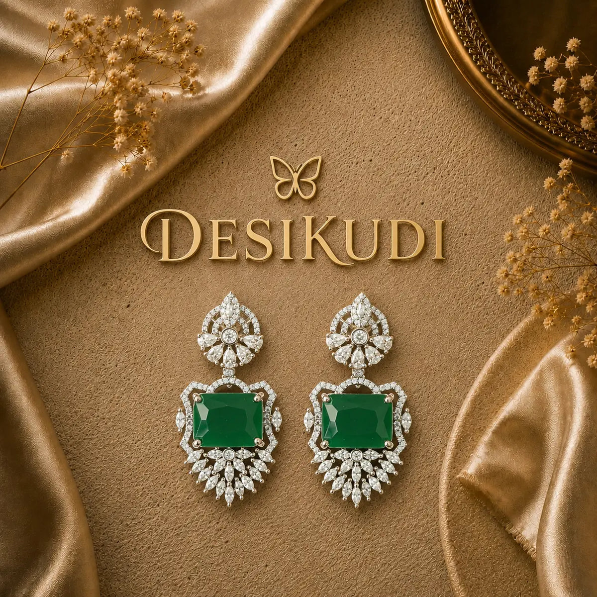 MINT MIRAGE EAR RINGS