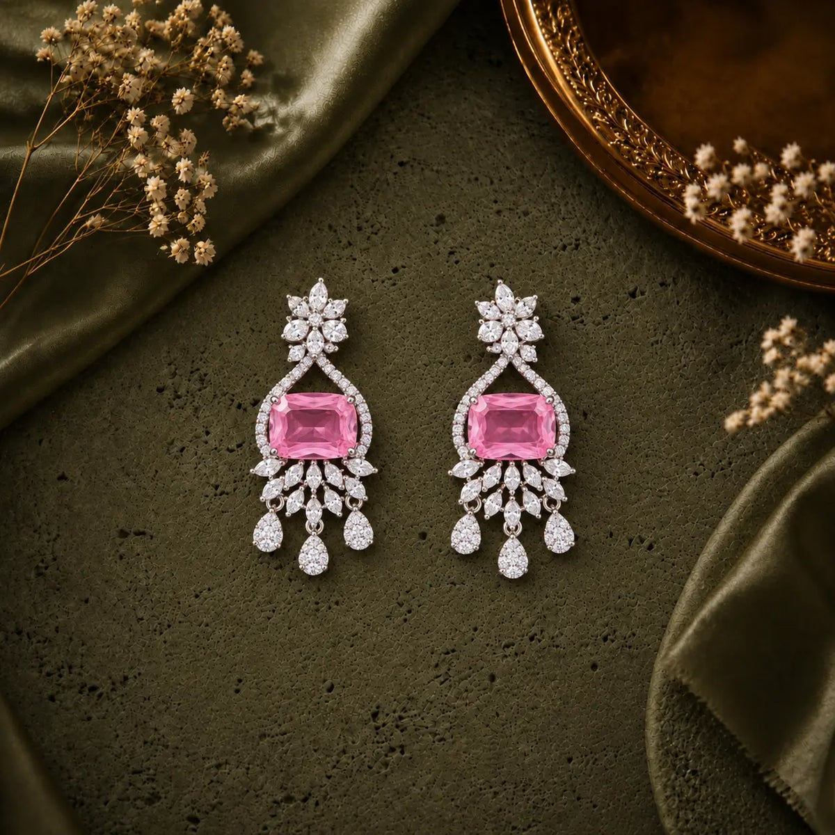 Pink Elegance Earrings