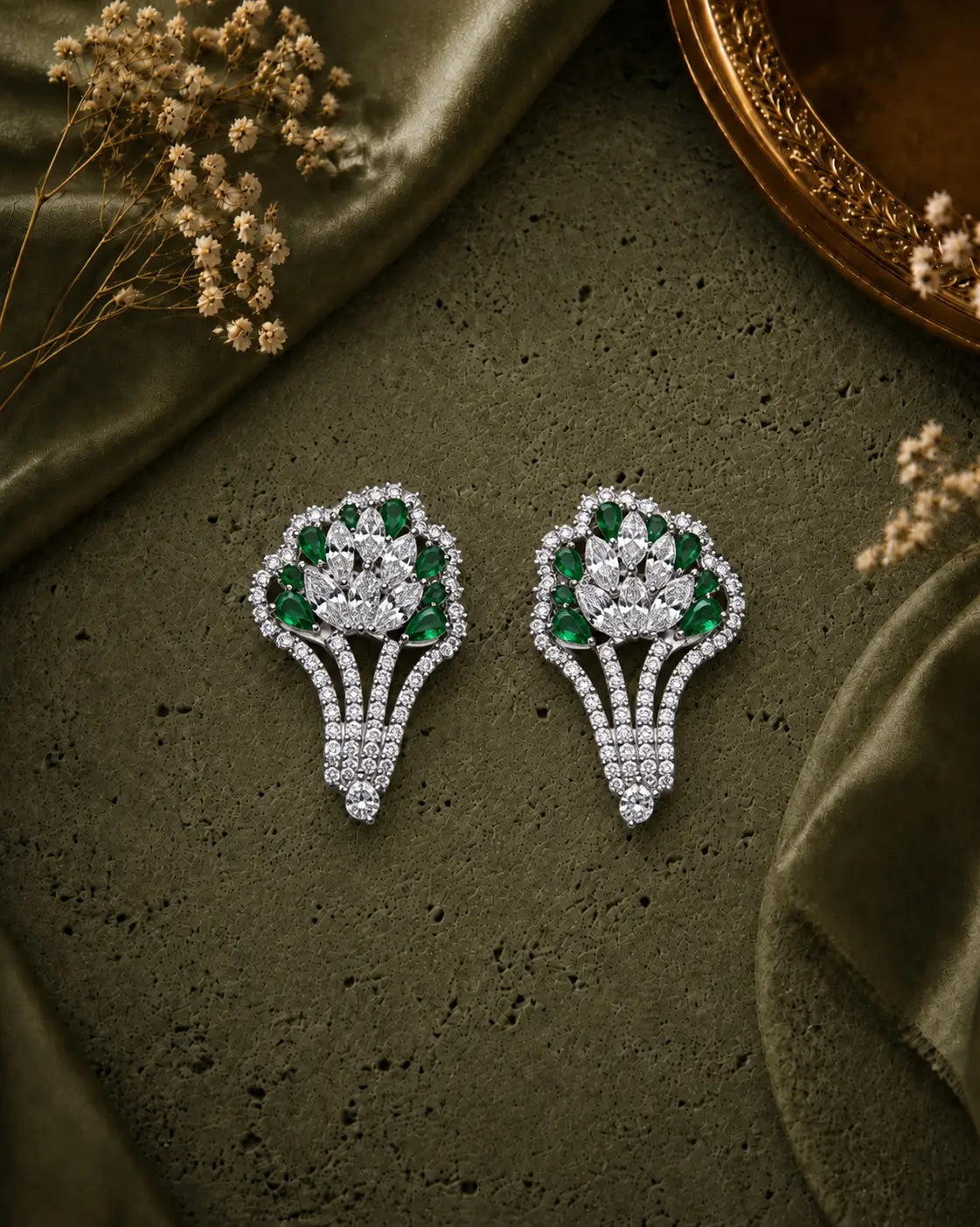 Emerald Earrings
