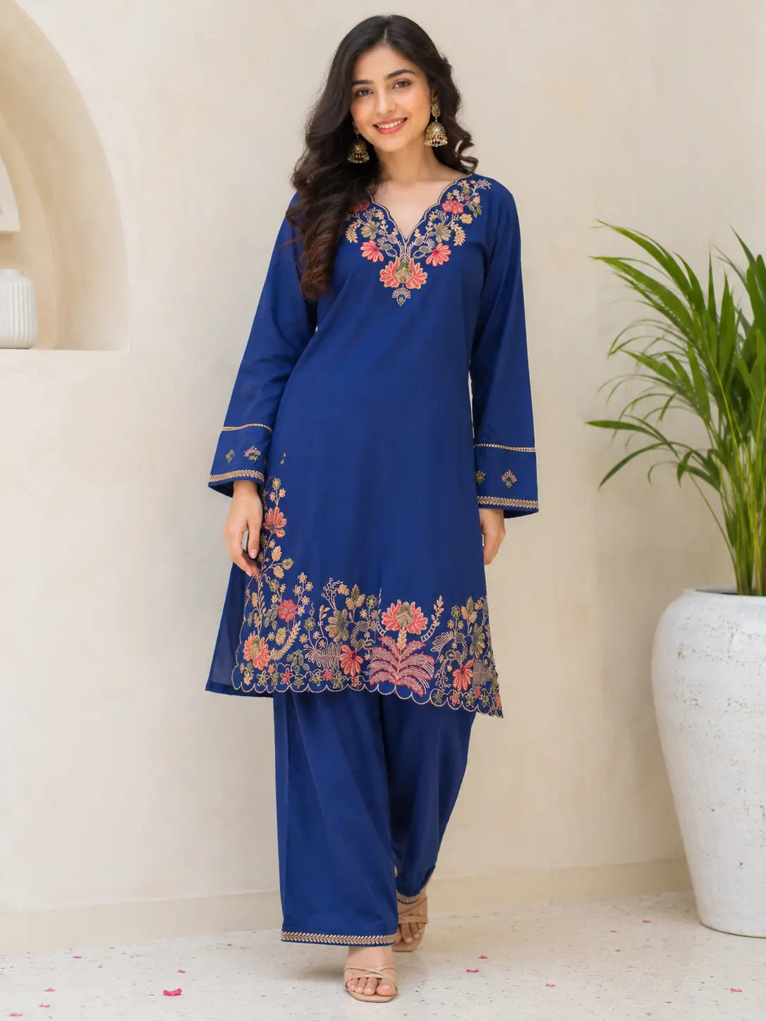 Noor Cotton Palazzo Set