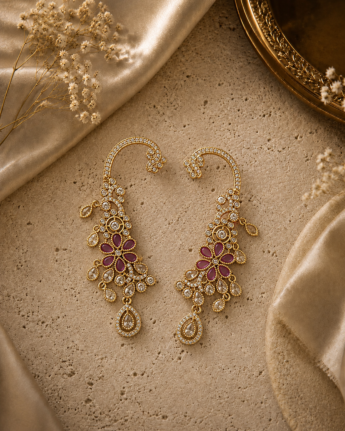Ruby Earcuffs