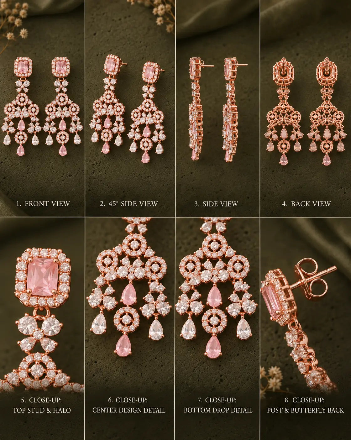 Pink Royale Earrings