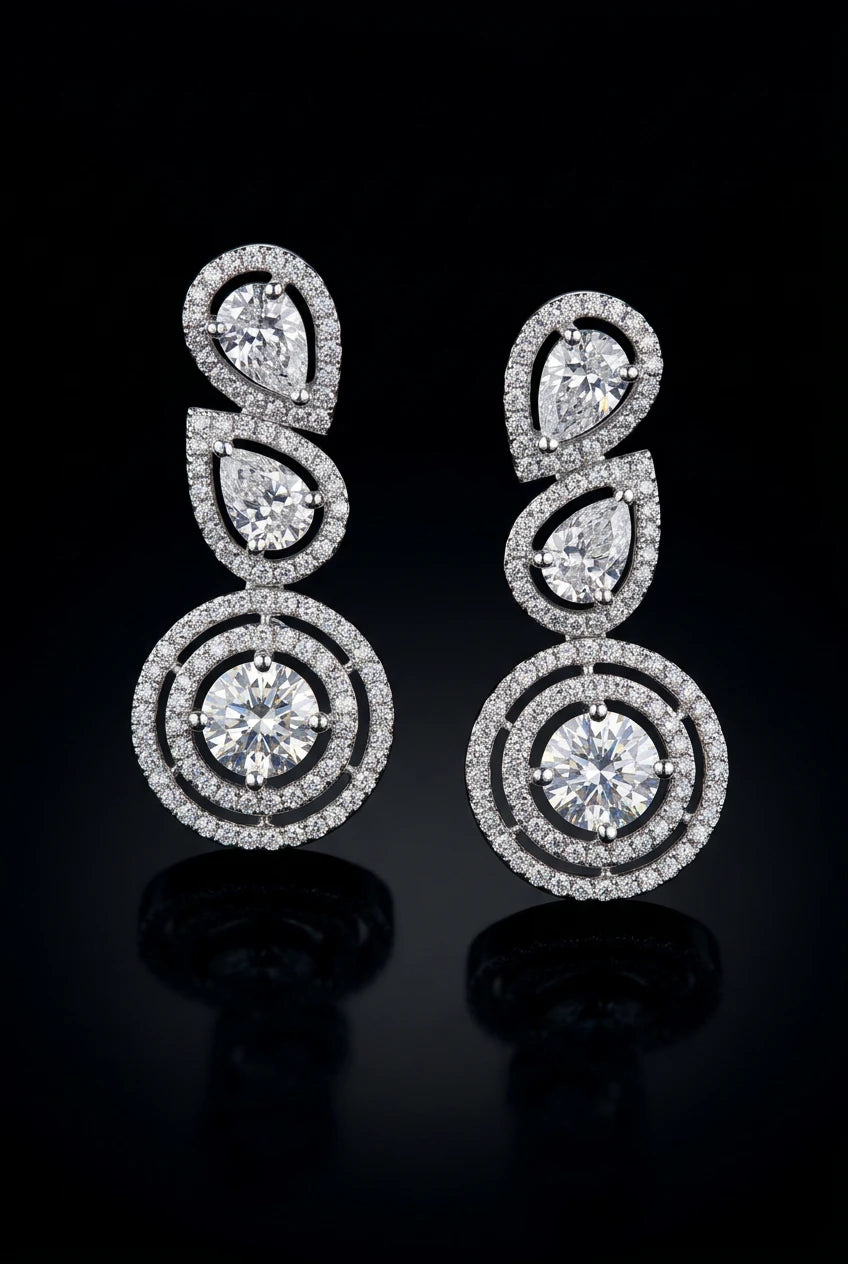 Crystal Ear rings|ZR2536