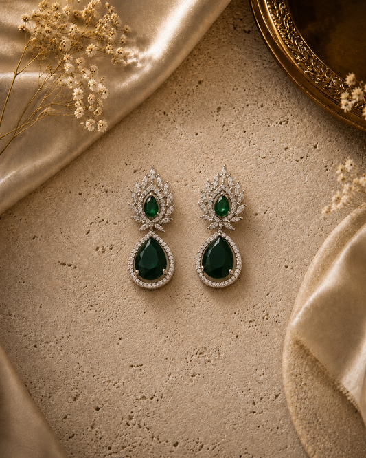 Serene Green Earrings