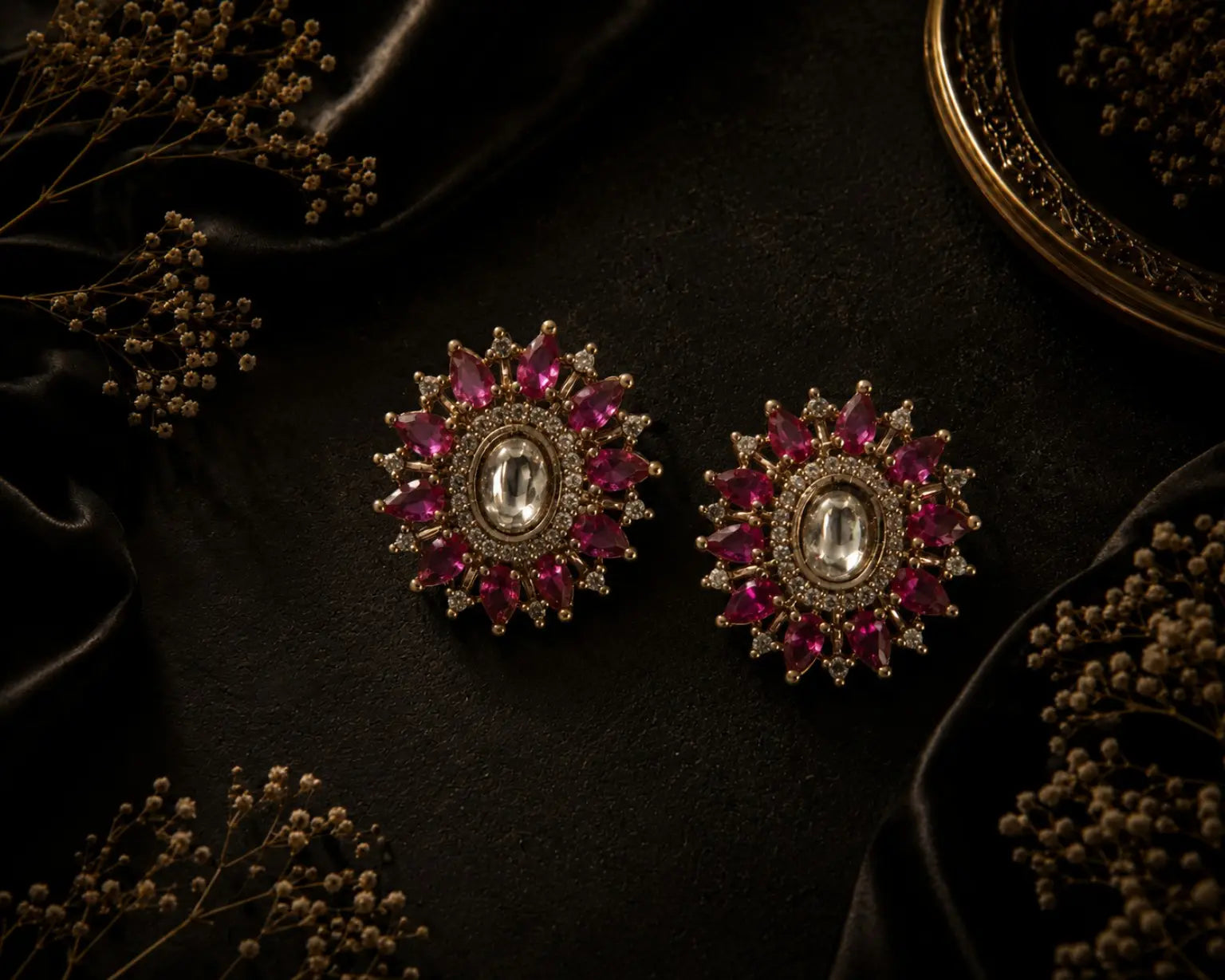 Ruby Bloom Studs