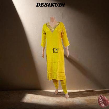 GOLDEN GLOW KURTI