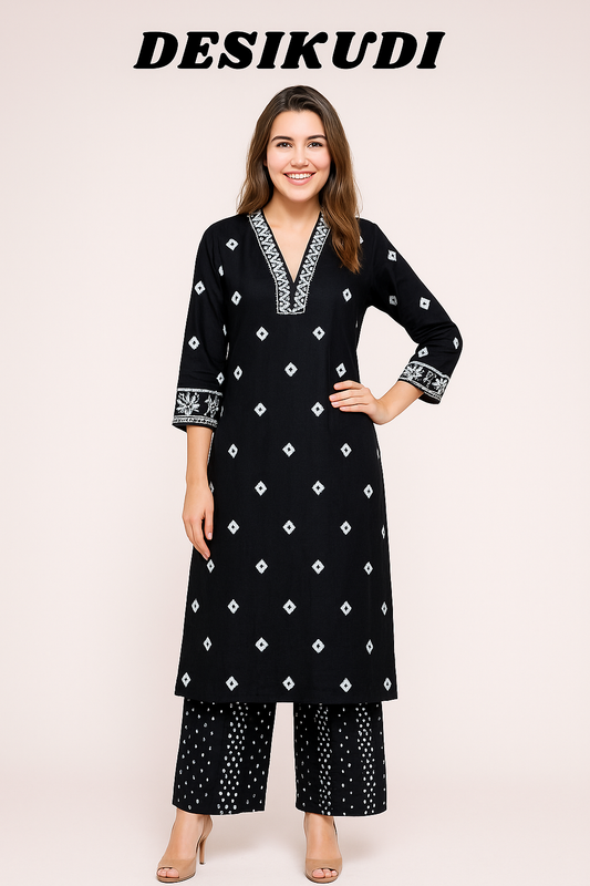 BLACK ANARKALI SET