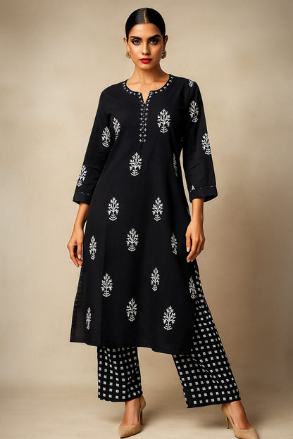 BLACK KURTI