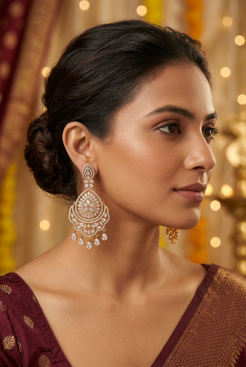 Aurelia Chandlier Ear Rings|ZR2550