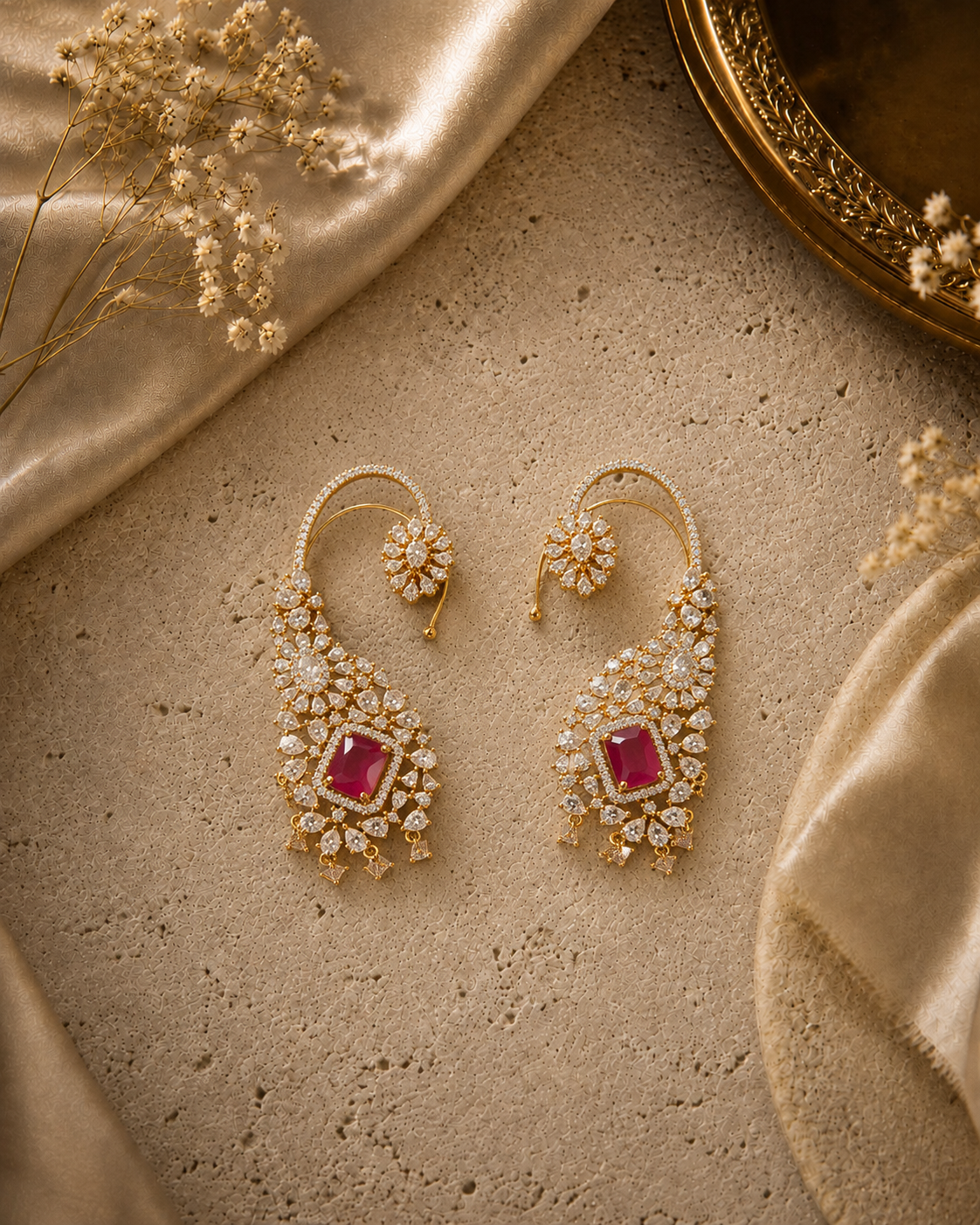Scarlet Earcuffs