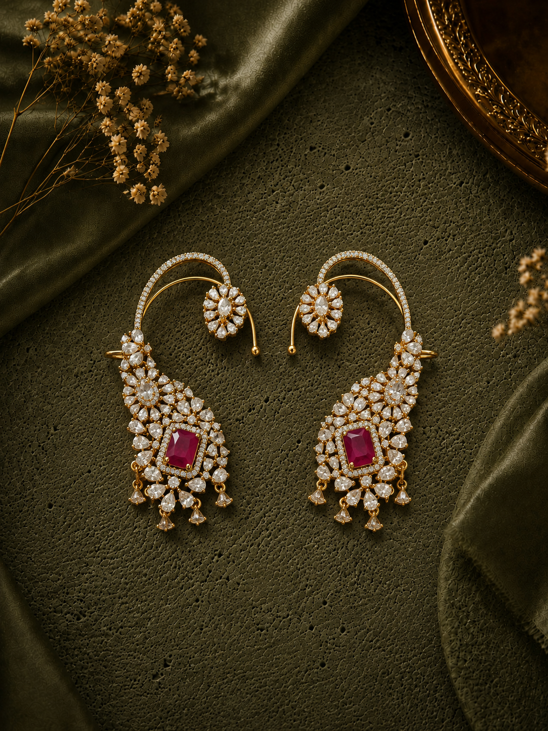 Scarlet Earcuffs