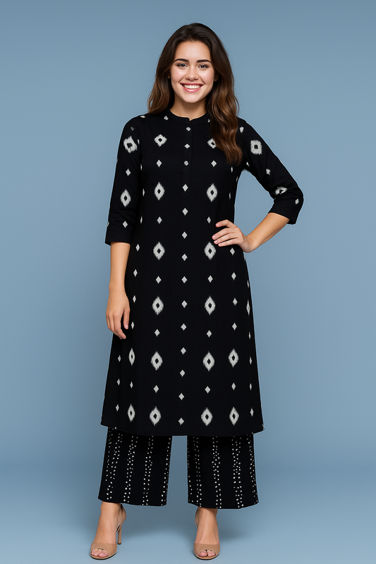 BLACK IKKAT PALAZZO