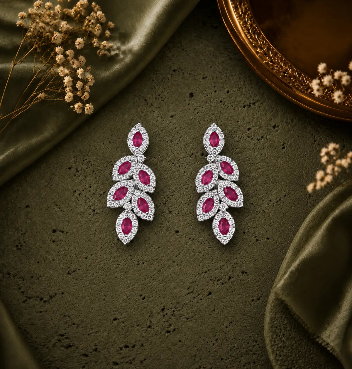 Pink Ear rings