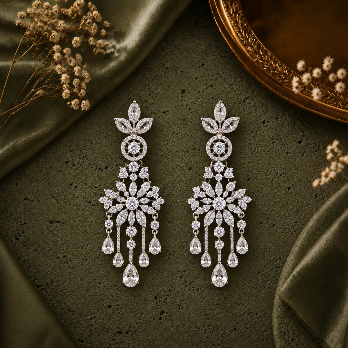 Crystal Rain Earrings