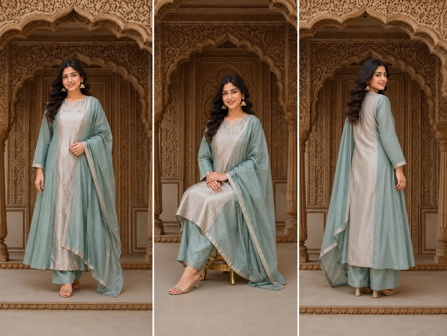 Meher Mul Chanderi Suit
