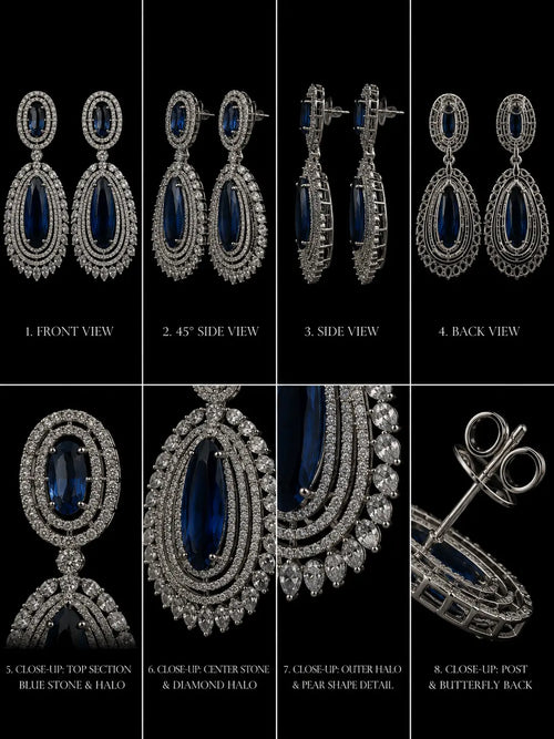 Azure Ear rings