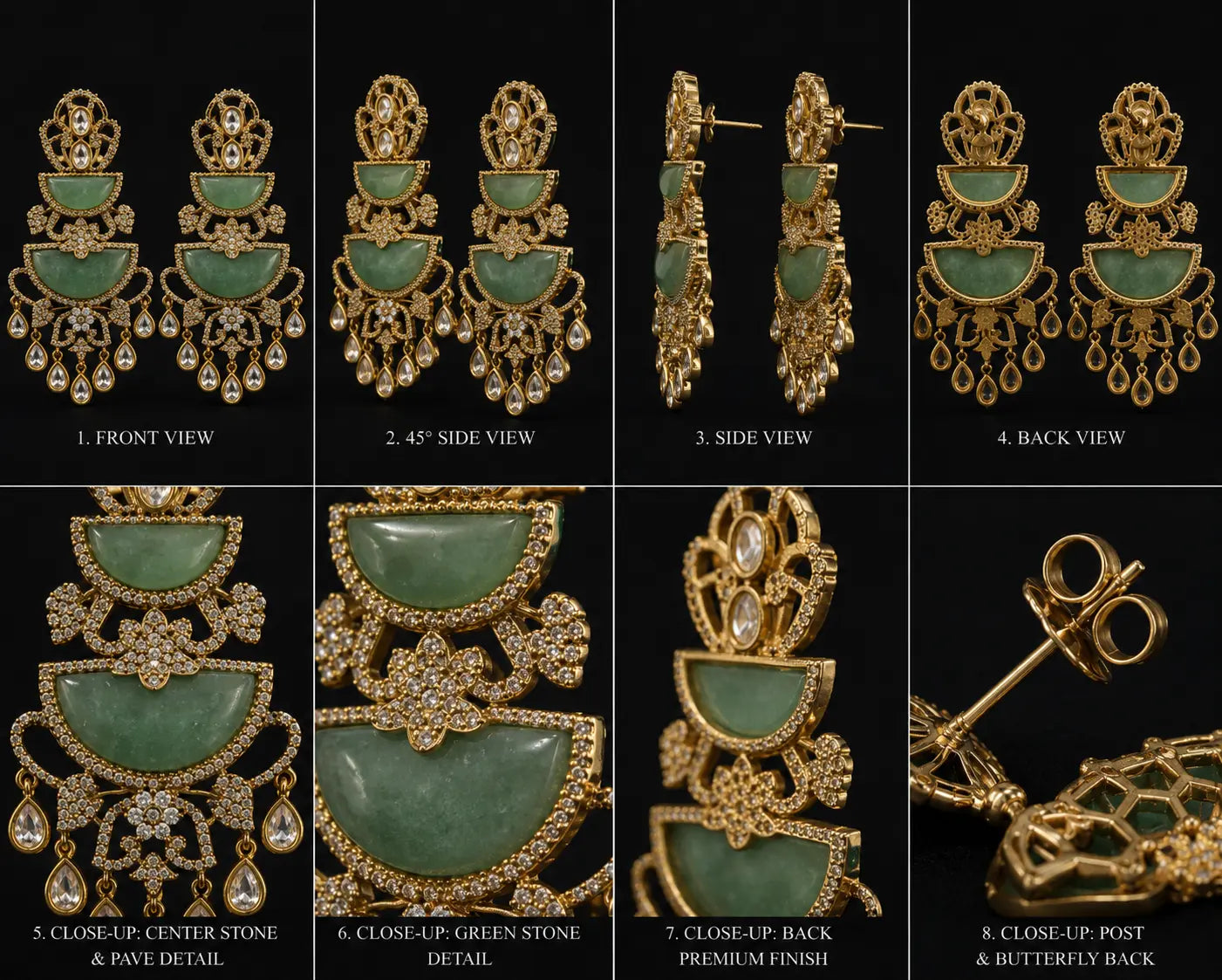 Jade Royale Ear rings