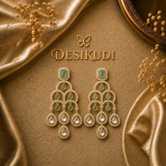 Mint Arches Earrings