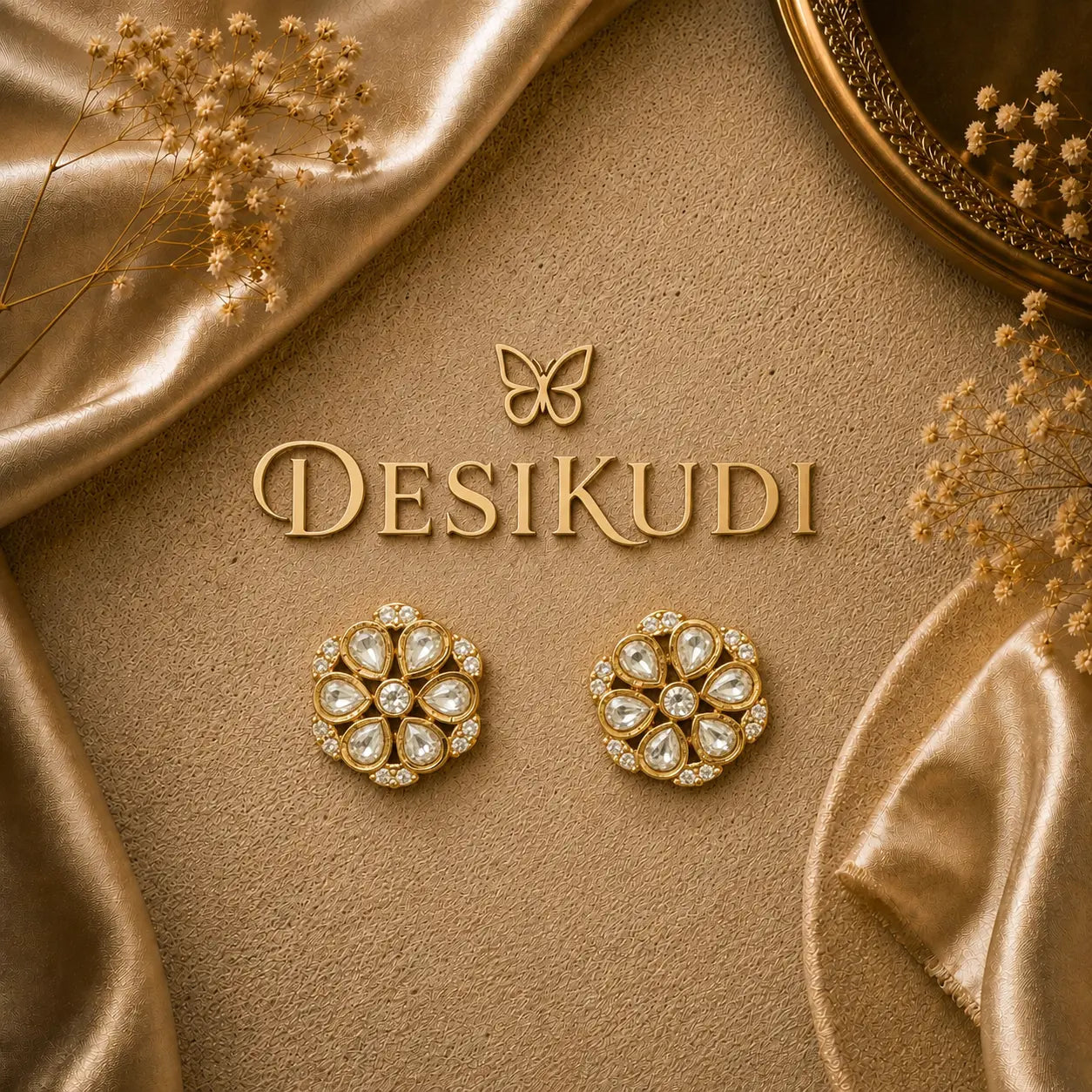 Noor Petal Studs