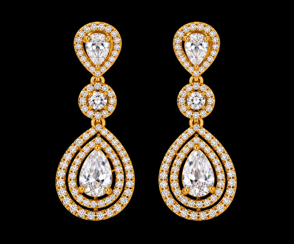 Golden Tear Drops|ZR2564