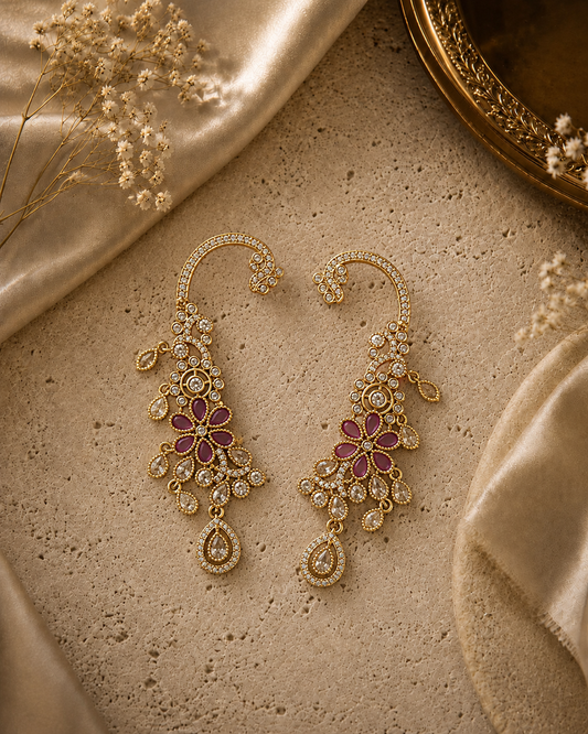 Ruby Earcuffs