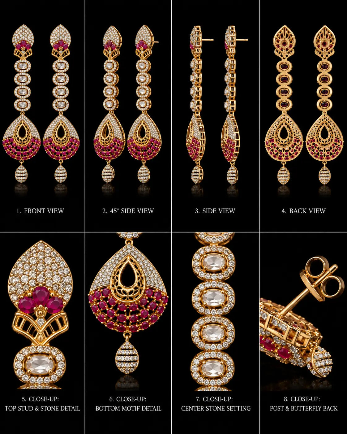Ruby Riva Earrings