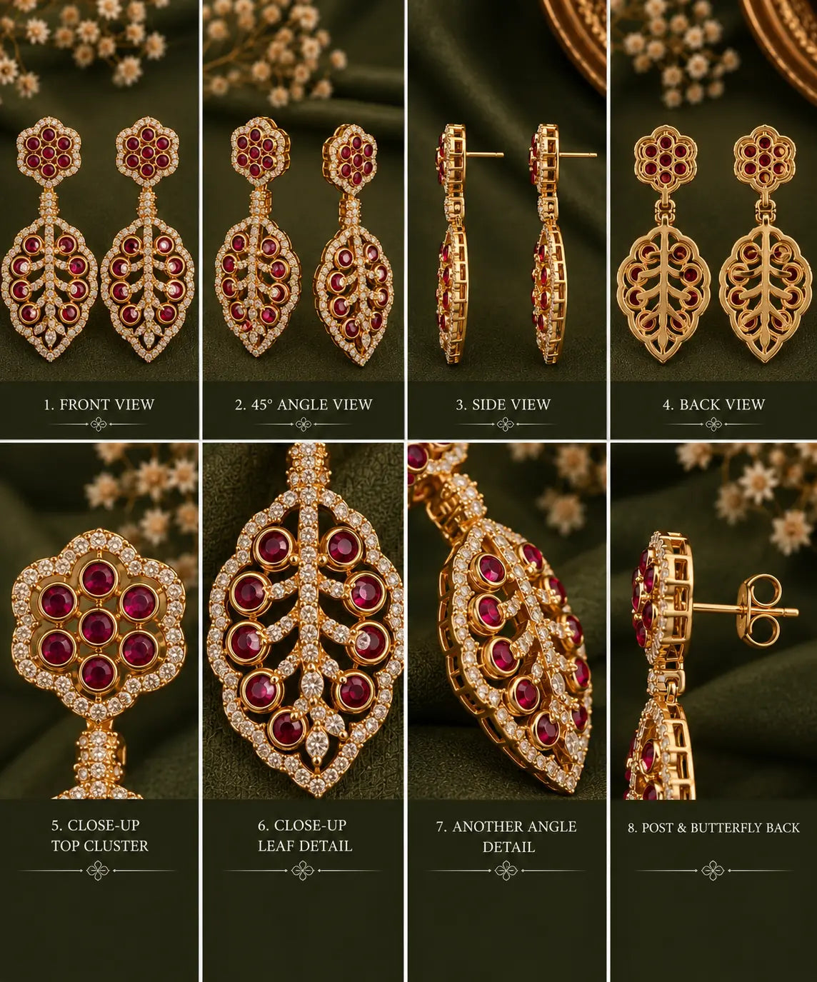 Leaf Royale Ear rings