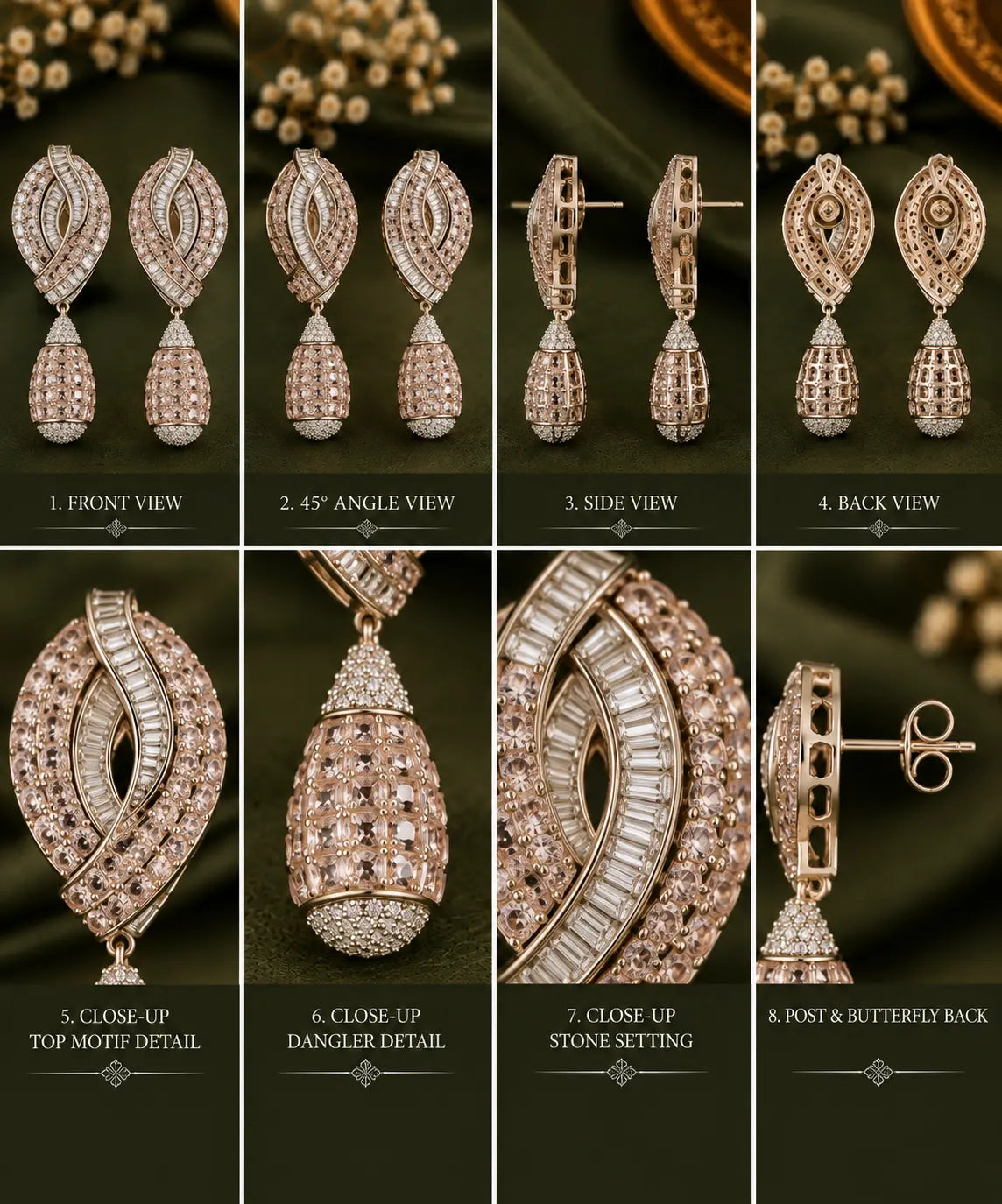Crystal Majesty Ear Rings