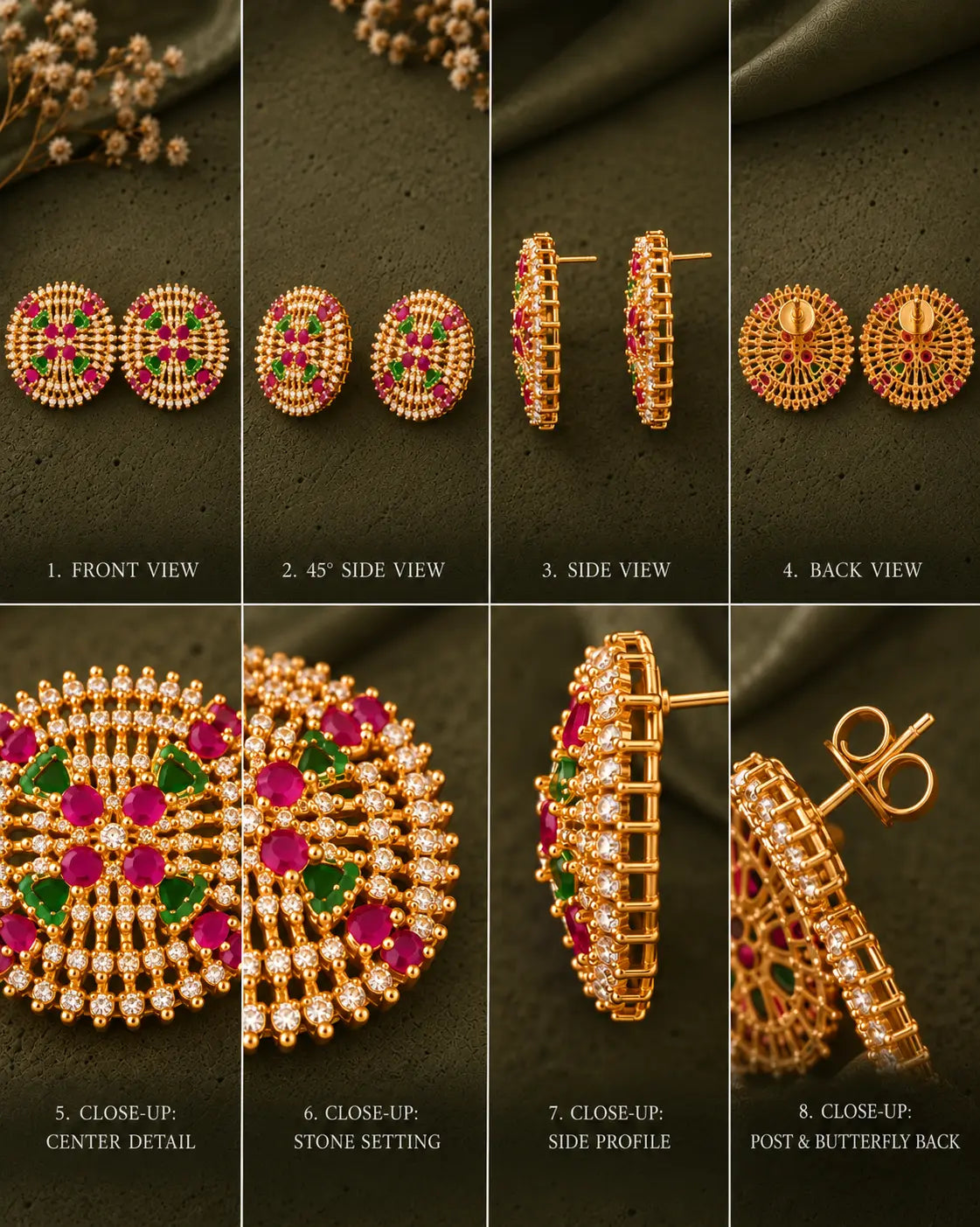 Regal earrings