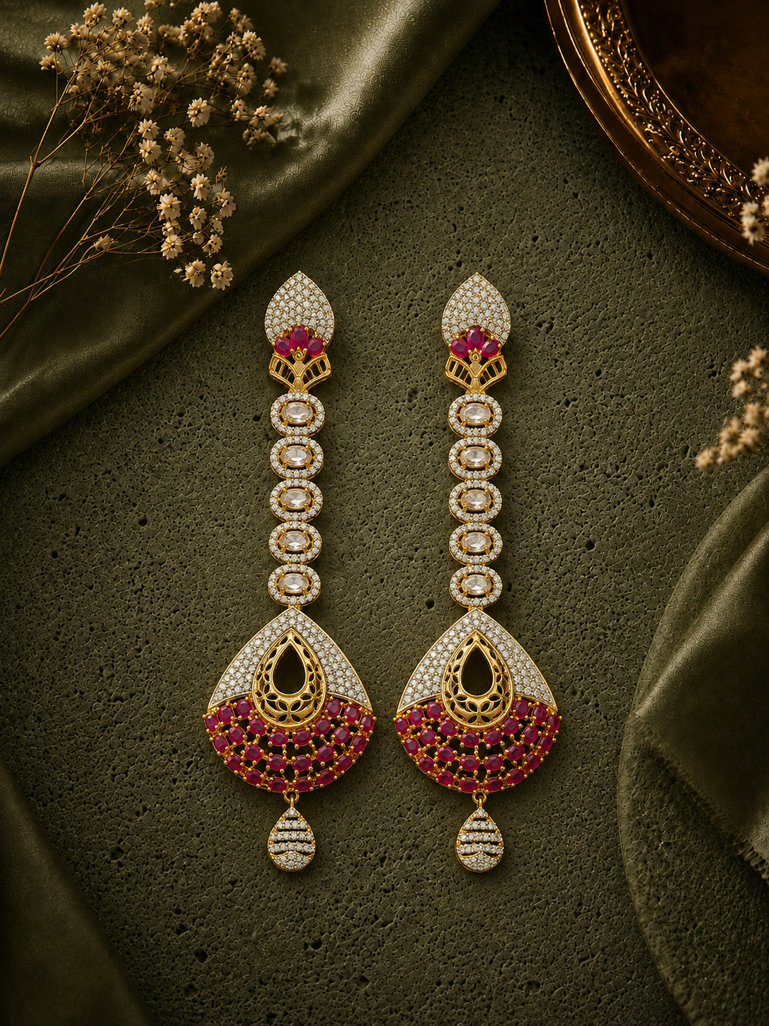 Ruby Riva Earrings