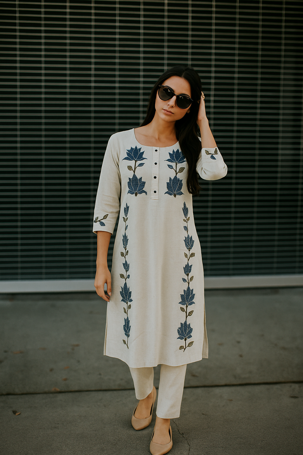 LOTUS FLORAL KURTI