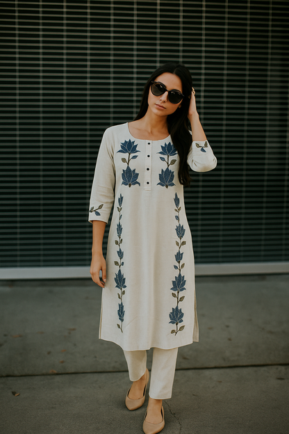 LOTUS FLORAL KURTI