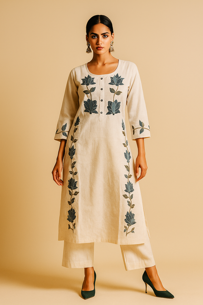 LOTUS FLORAL KURTI