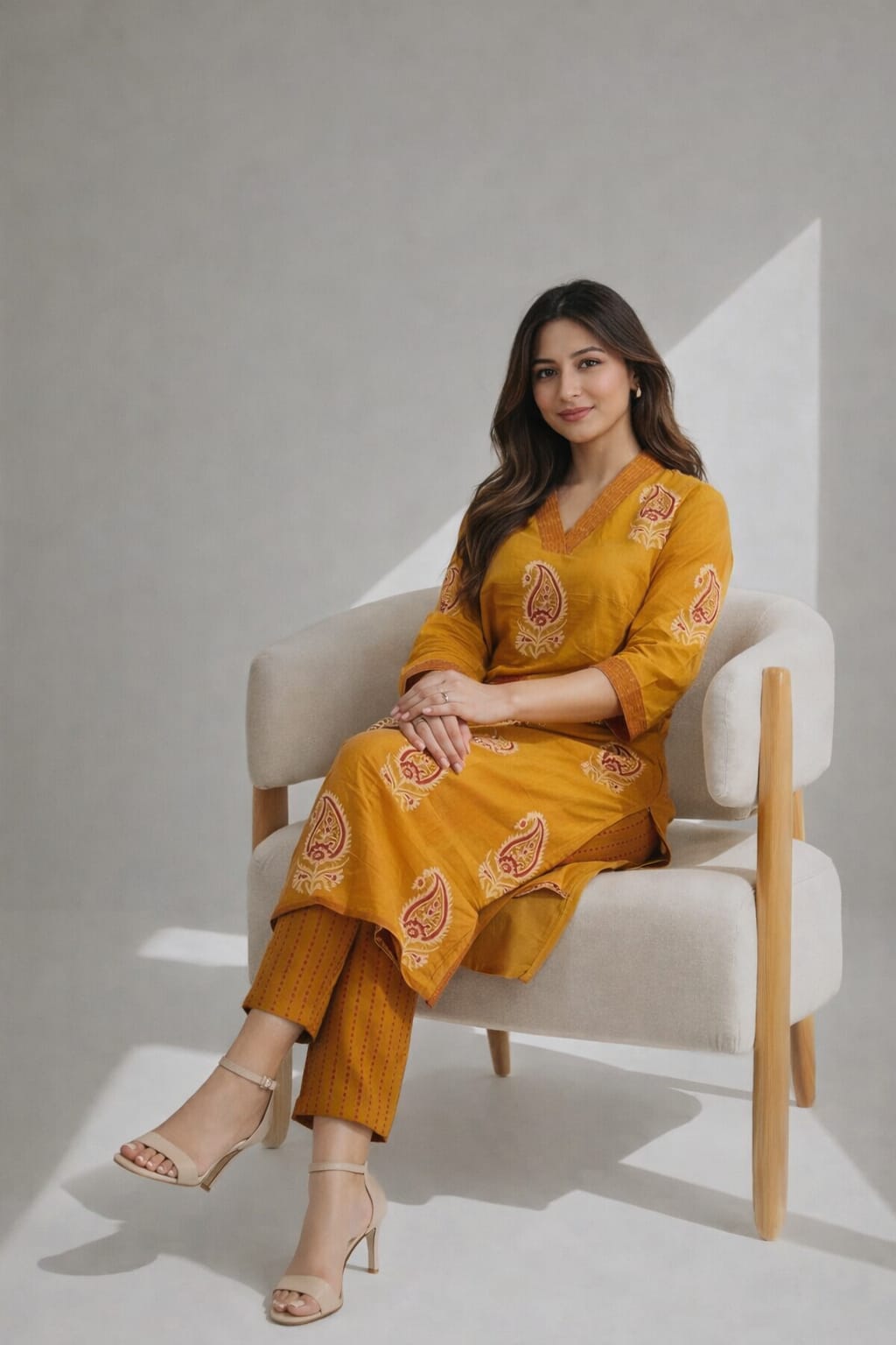 Mustard Kurti