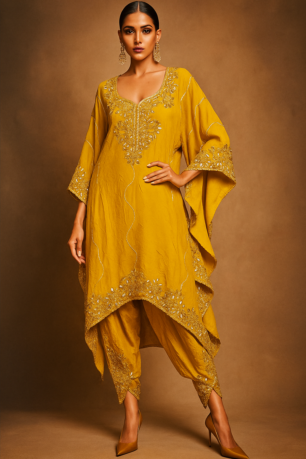 Radiant Dhoti Style Kaftan – Stylish Women’s Ethnic Clothing Online

