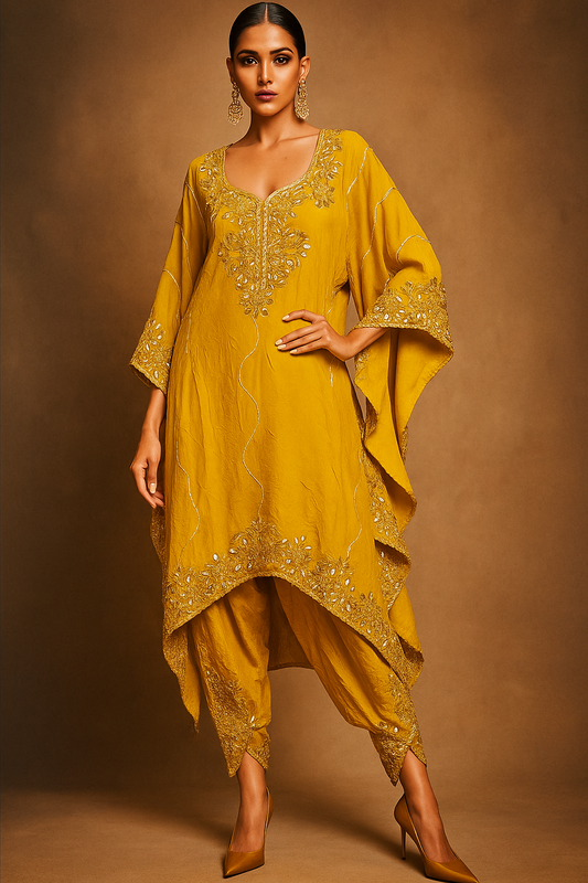 Radiant Dhoti Style Kaftan – Stylish Women’s Ethnic Clothing Online

