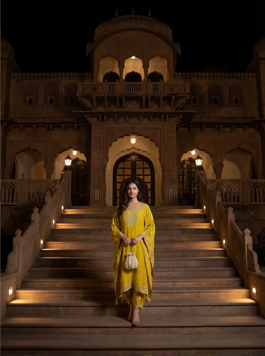 Radiant Dhoti Kaftan