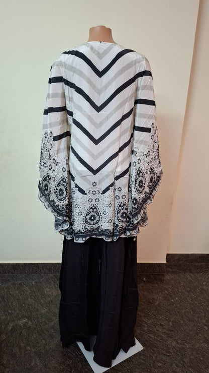 BLACK STRIPES KAFTAN