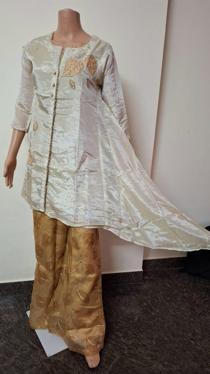 IVORY SHIMMER PLAZZO