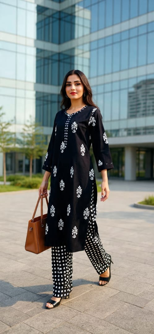 BLACK KURTI