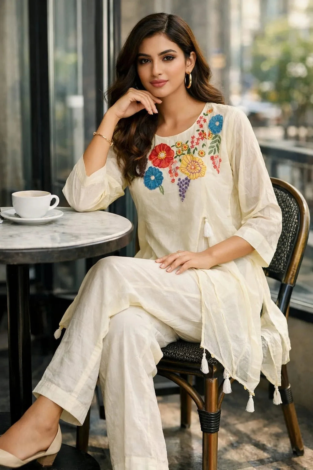 Milky White Palazzo