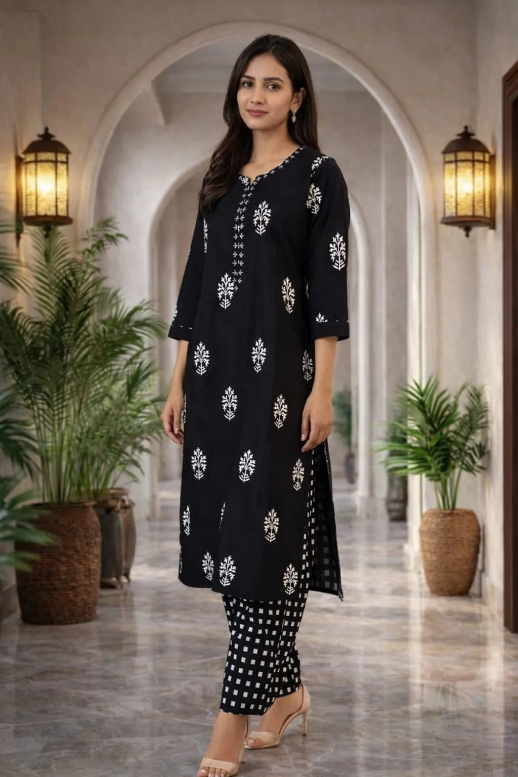 BLACK KURTI