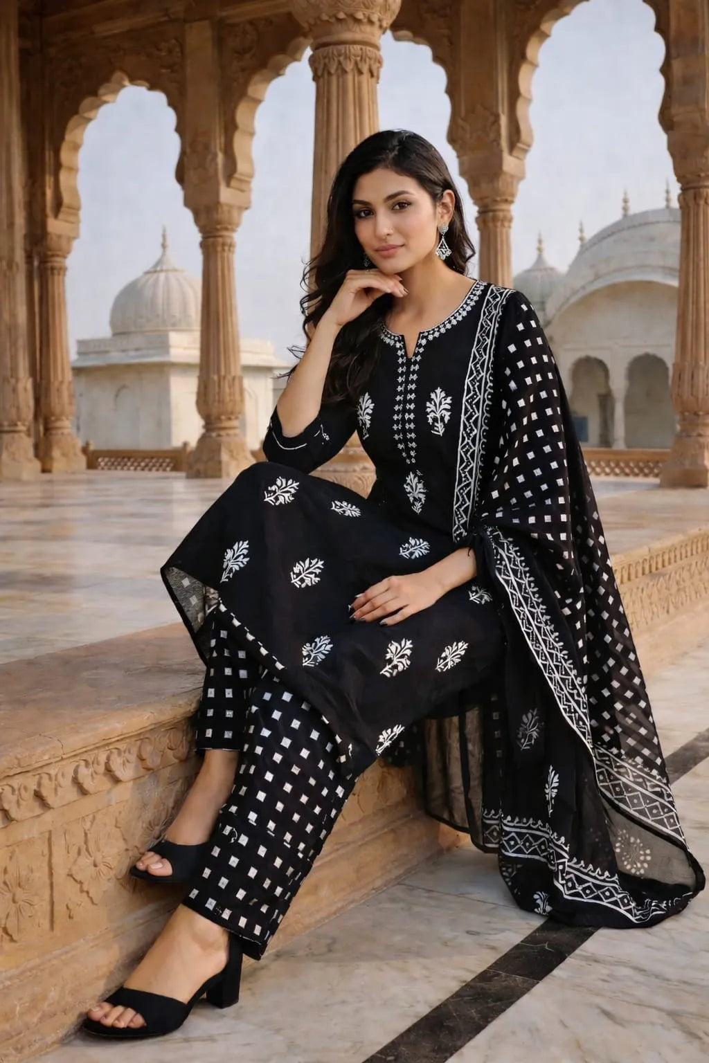 BLACK KURTI