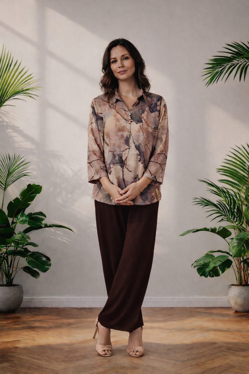 BROWN PALAZZO
