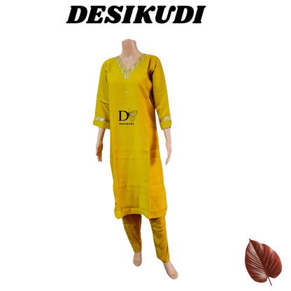 SUNSHINE YELLOW KURTI