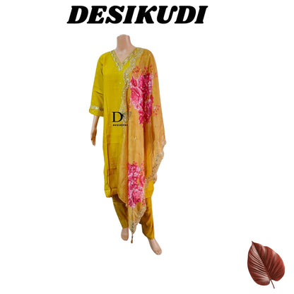 SUNSHINE YELLOW KURTI