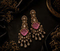 Pink Crystal Ear rings
