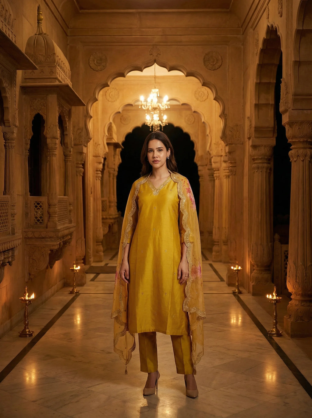 SUNSHINE YELLOW KURTI