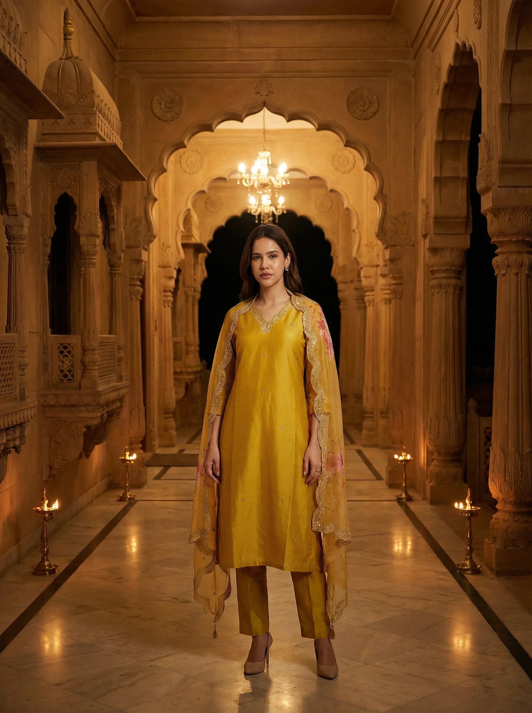 SUNSHINE YELLOW KURTI