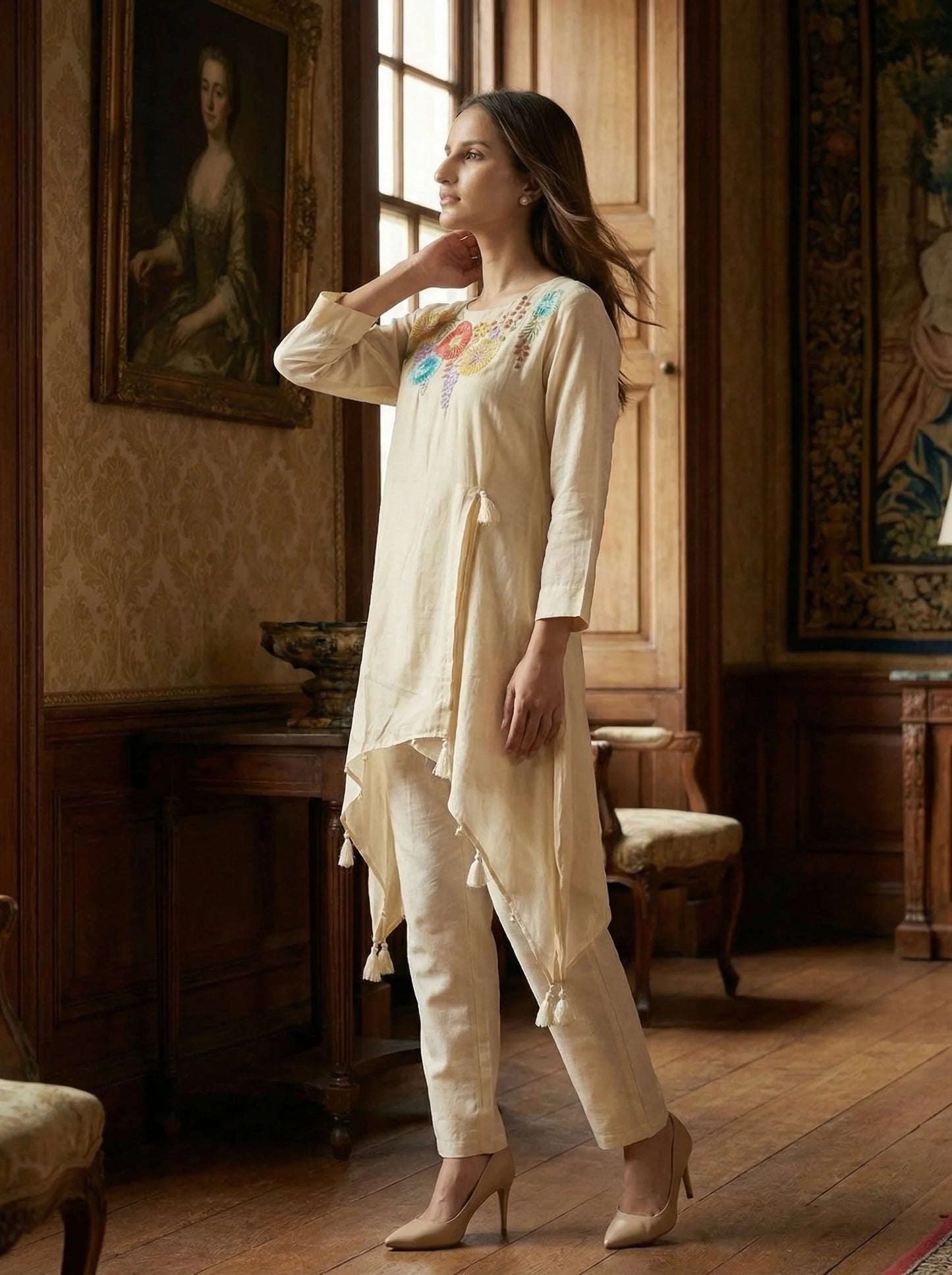 Milky White Palazzo